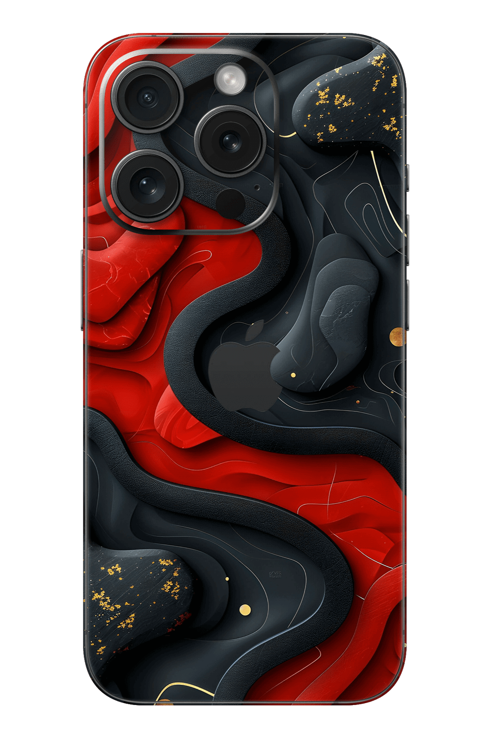 Skin iPhone - Κόκκινο Μαύρο