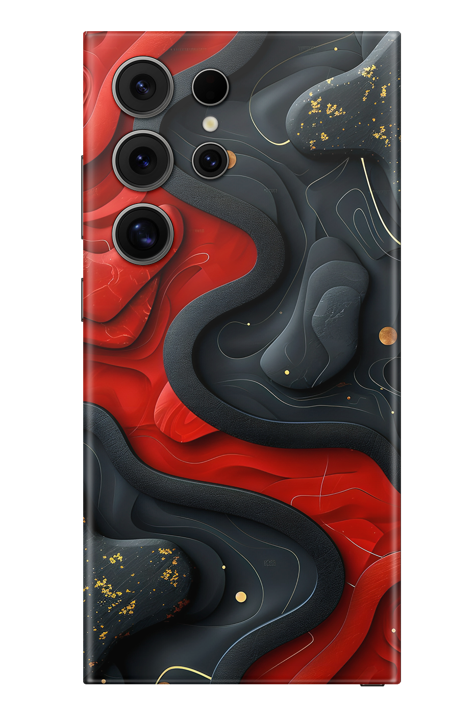 Skin Samsung - Κόκκινο Μαύρο