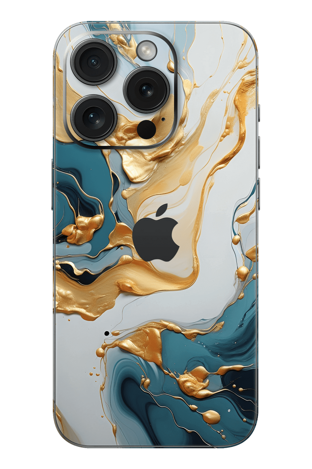 Skin iPhone - Τουρκουάζ Χρυσό