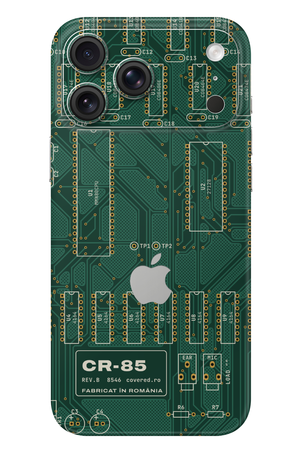 Skin CR-85 aplicat pe iPhone