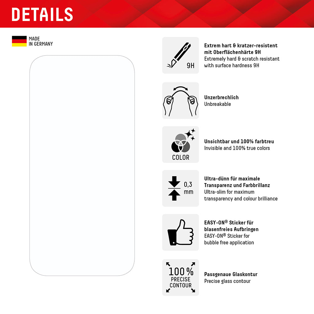 Folie ecran - Displex - Premium Smart FlexiGlass (iPhone και Samsung)