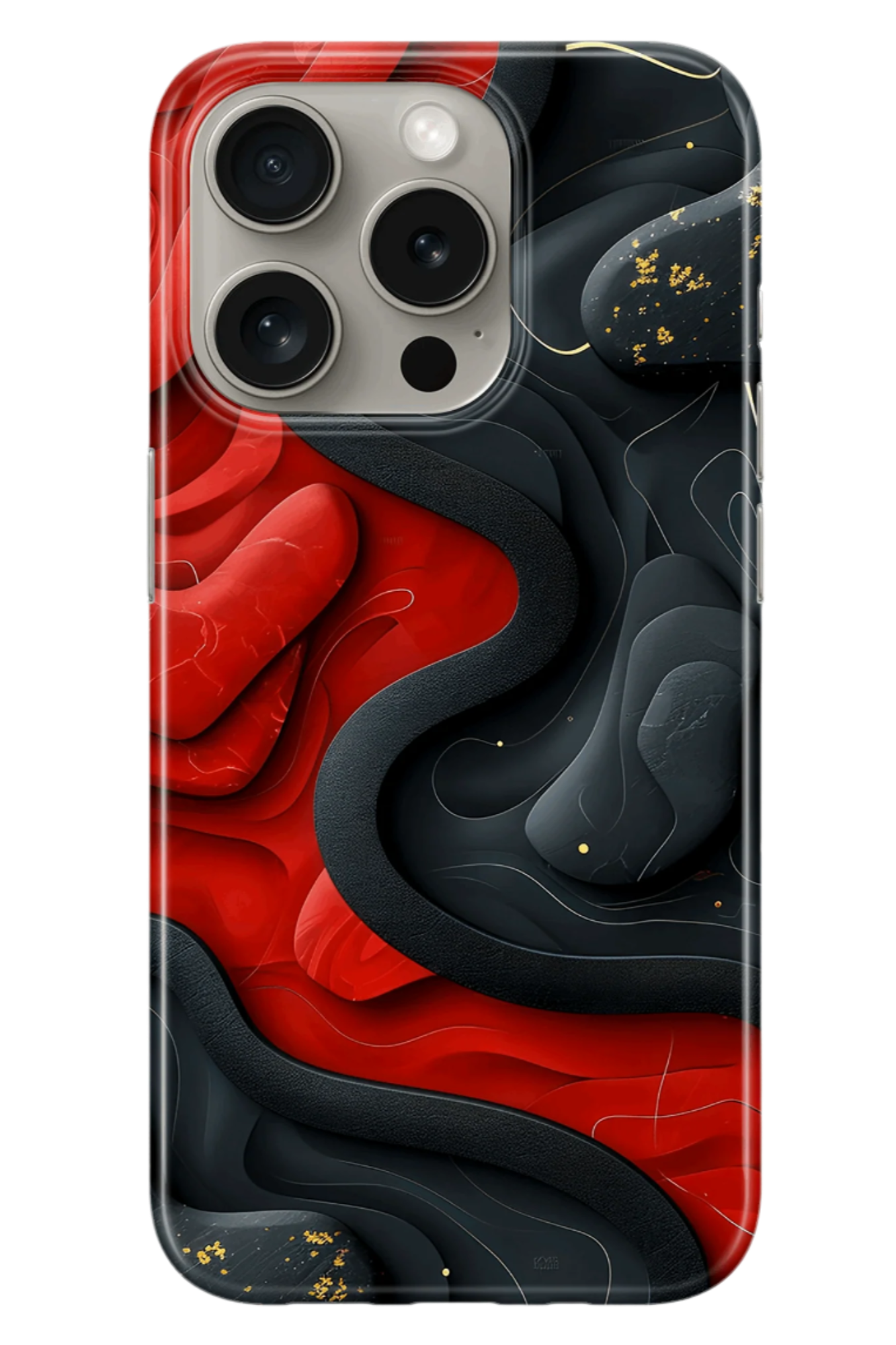 Husa iPhone - RED BLACK