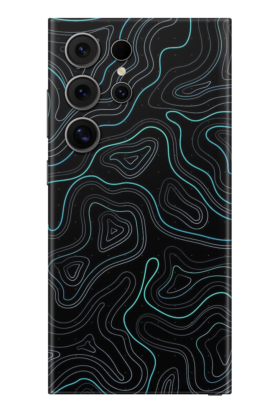 Skin Samsung - Blue Damasc