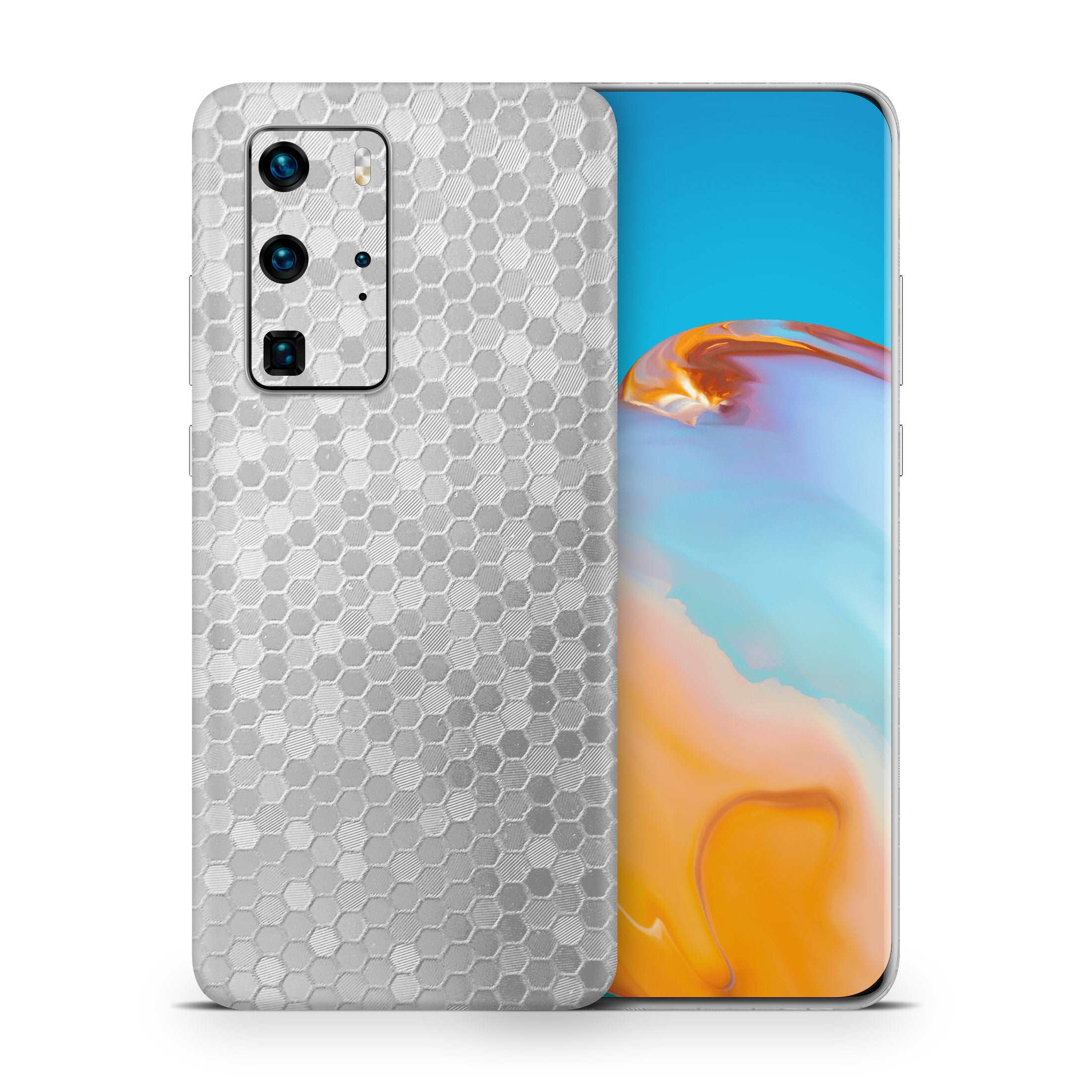 Huawei Skin - Skin Huawei - SILVER HONEYCOMB