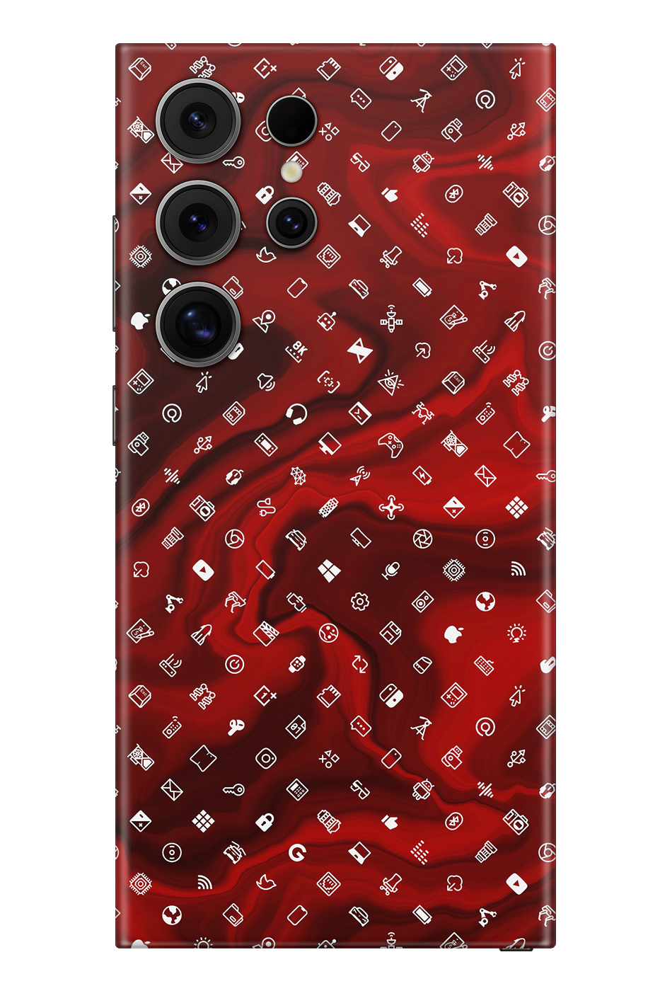 Skin Samsung - Εικονίδια Κόκκινα