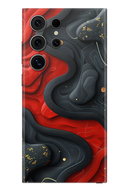 Skin Samsung - Κόκκινο Μαύρο