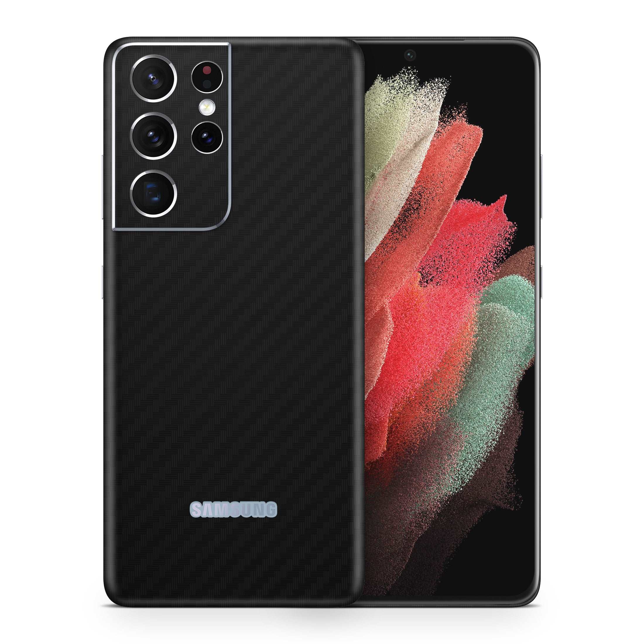 Samsung Skin - Skin Samsung - Carbon Negru 3D