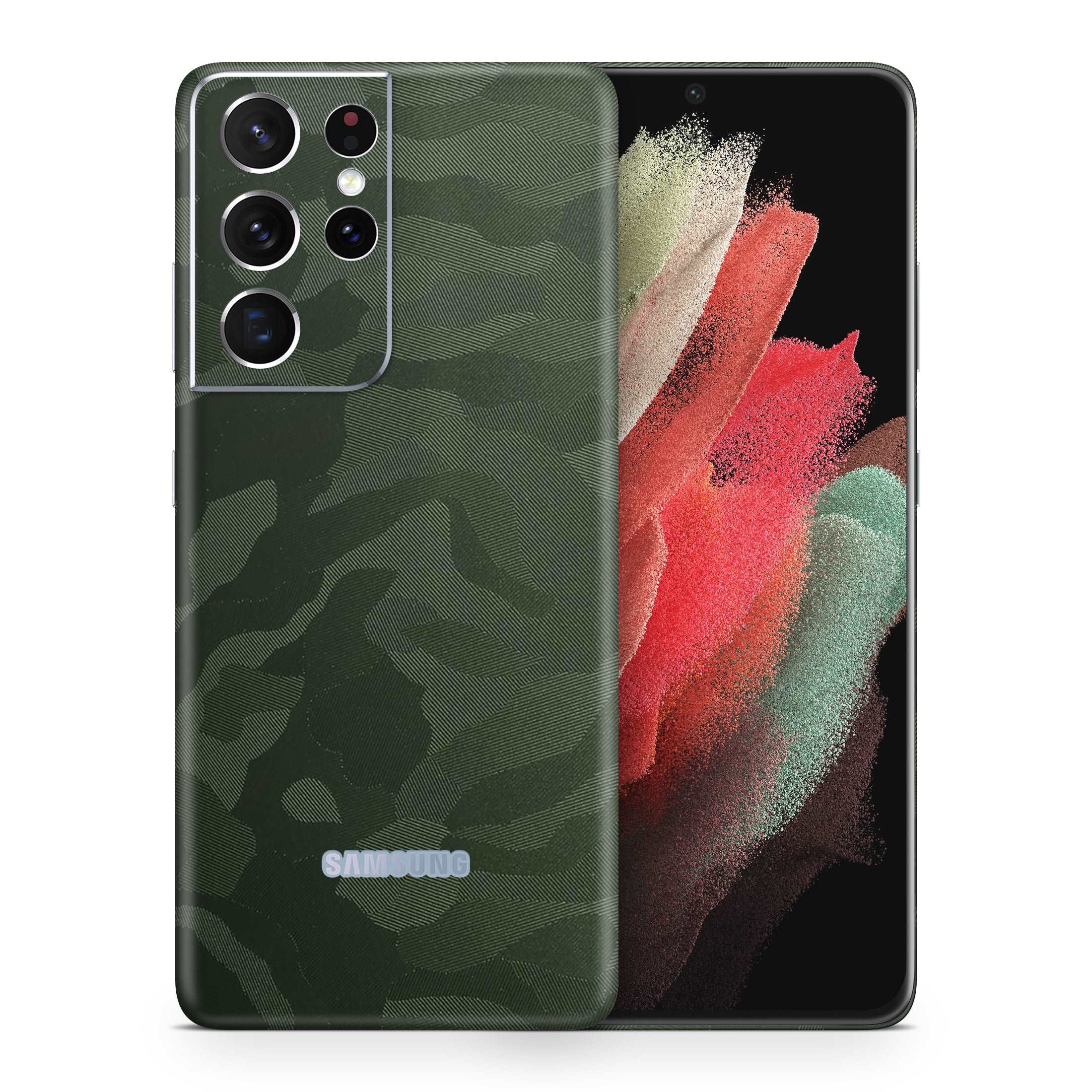 Samsung Skin - Skin Samsung - Green Camo 3D